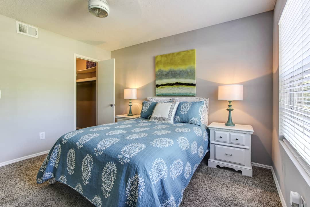 bedroom at Chester Place is only 18 minutes from downtown Charleston